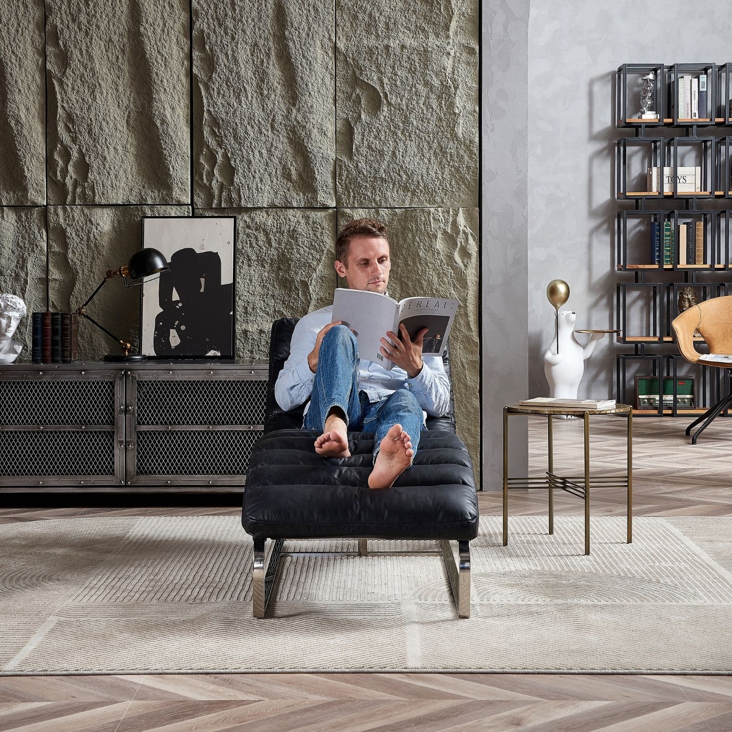 Elms Chaise Lounge Chair - Image 21