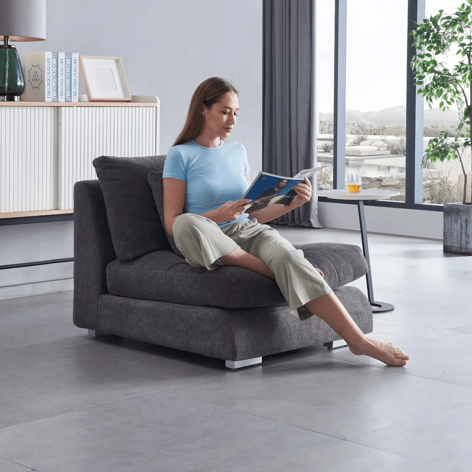 Feathers 1-Seater - Armless - Image 12