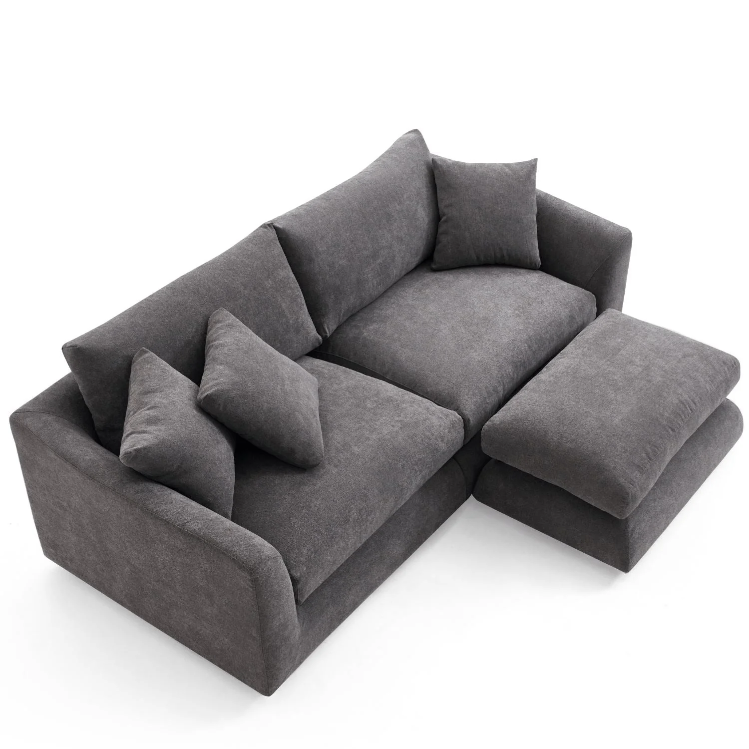 Feathers Sofa + Ottoman - Image 14