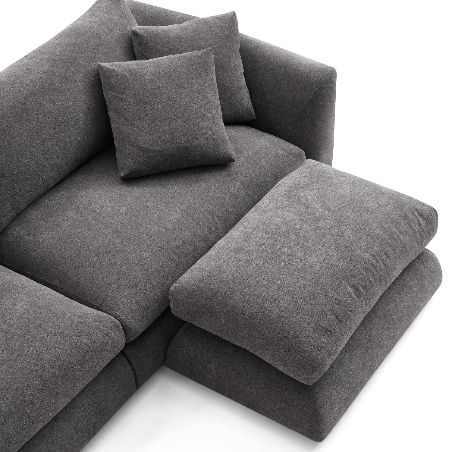 Feathers Sofa + Ottoman - Image 36