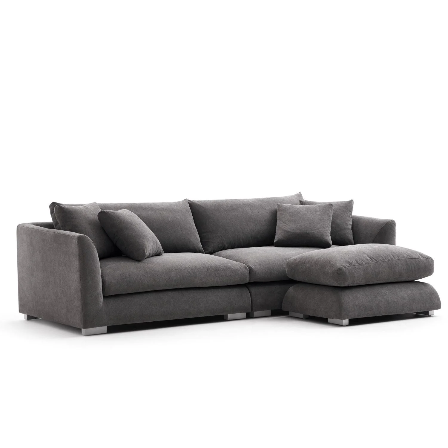 Feathers Sofa + Ottoman - Image 42