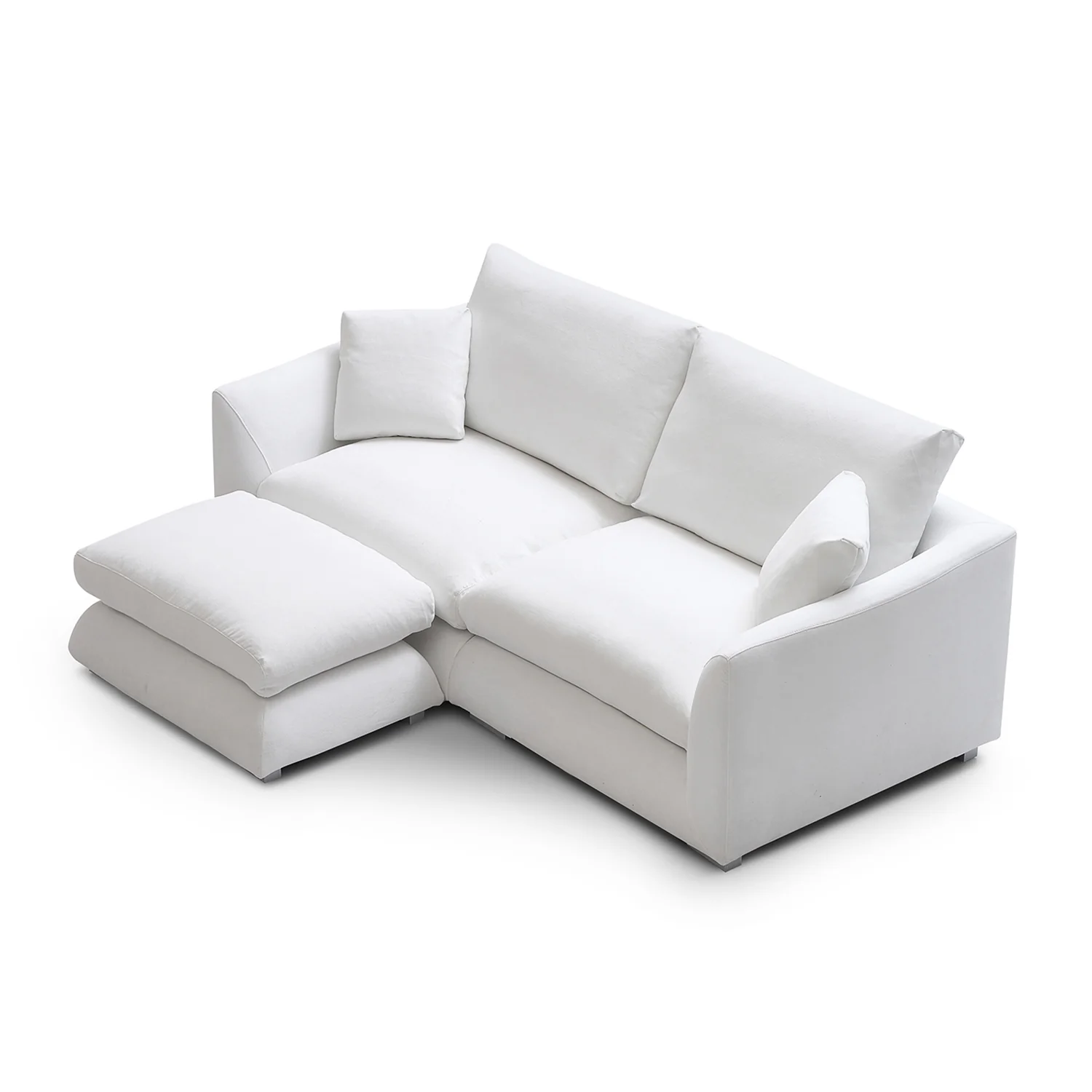 Feathers Sofa + Ottoman - Image 62