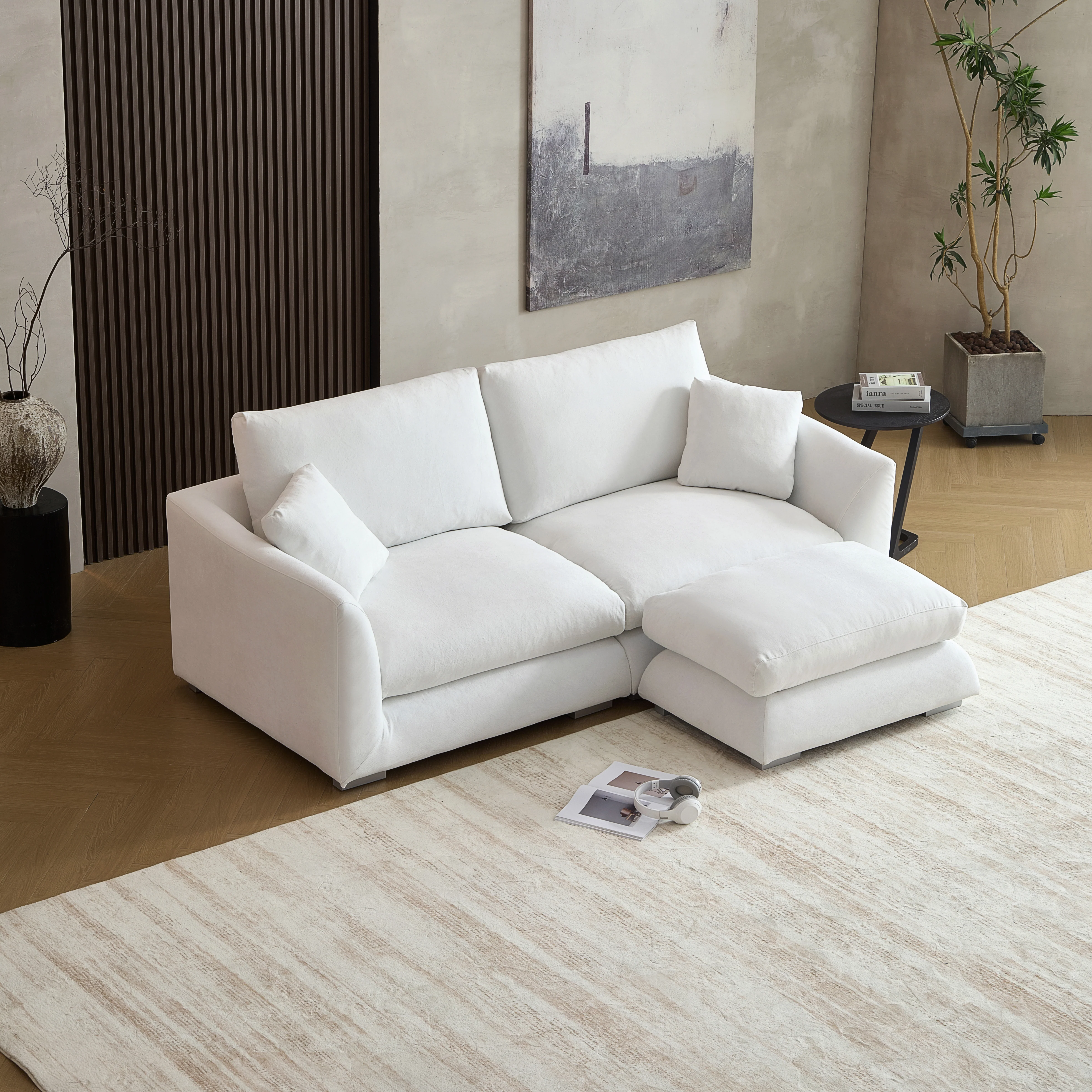 Feathers Sofa + Ottoman - Image 64
