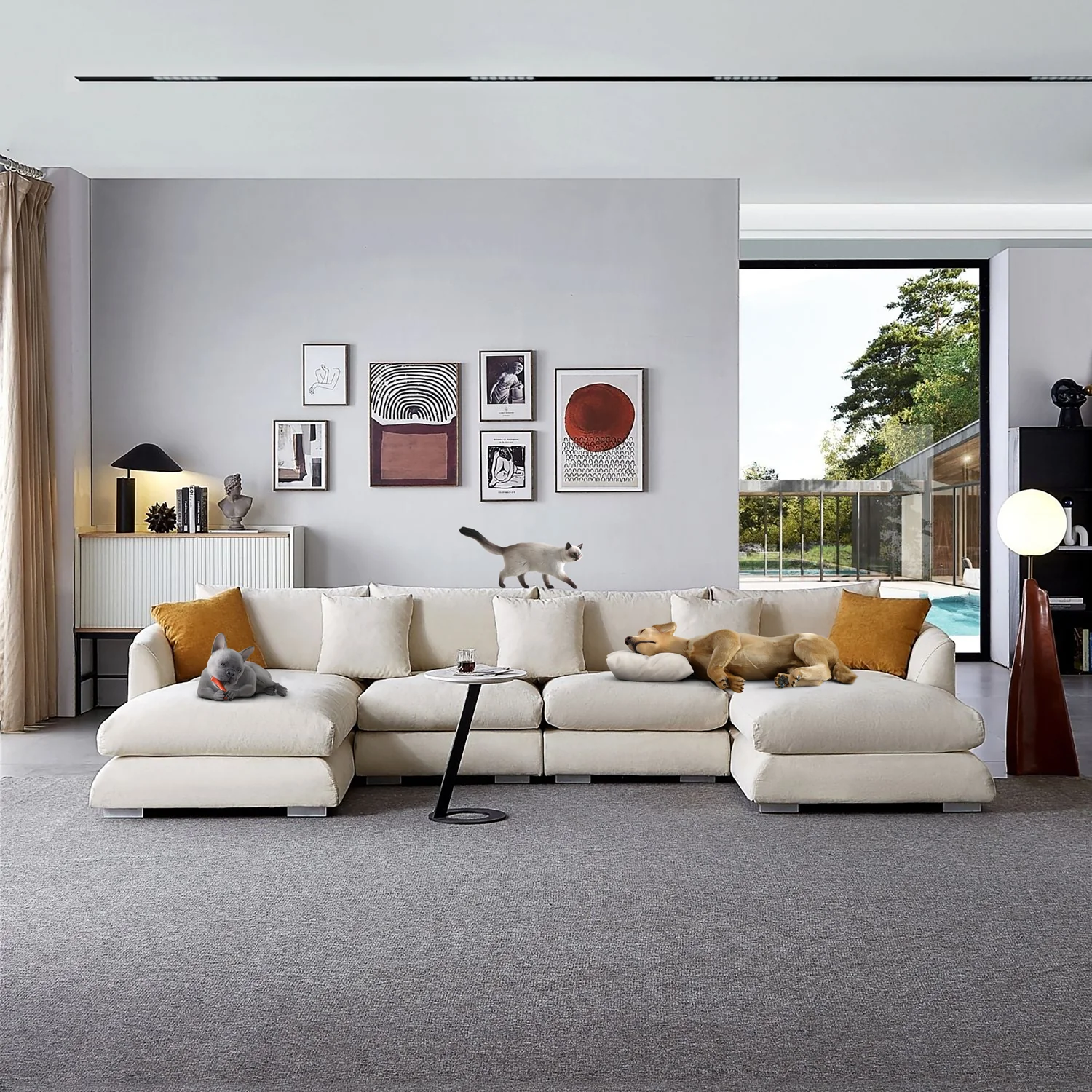 Feathers U-Sectional - Image 36