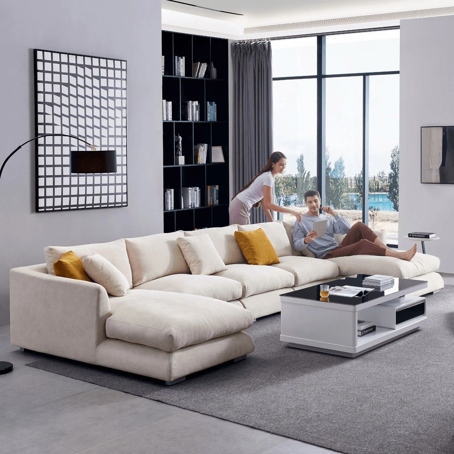 Feathers U-Sectional - Image 6