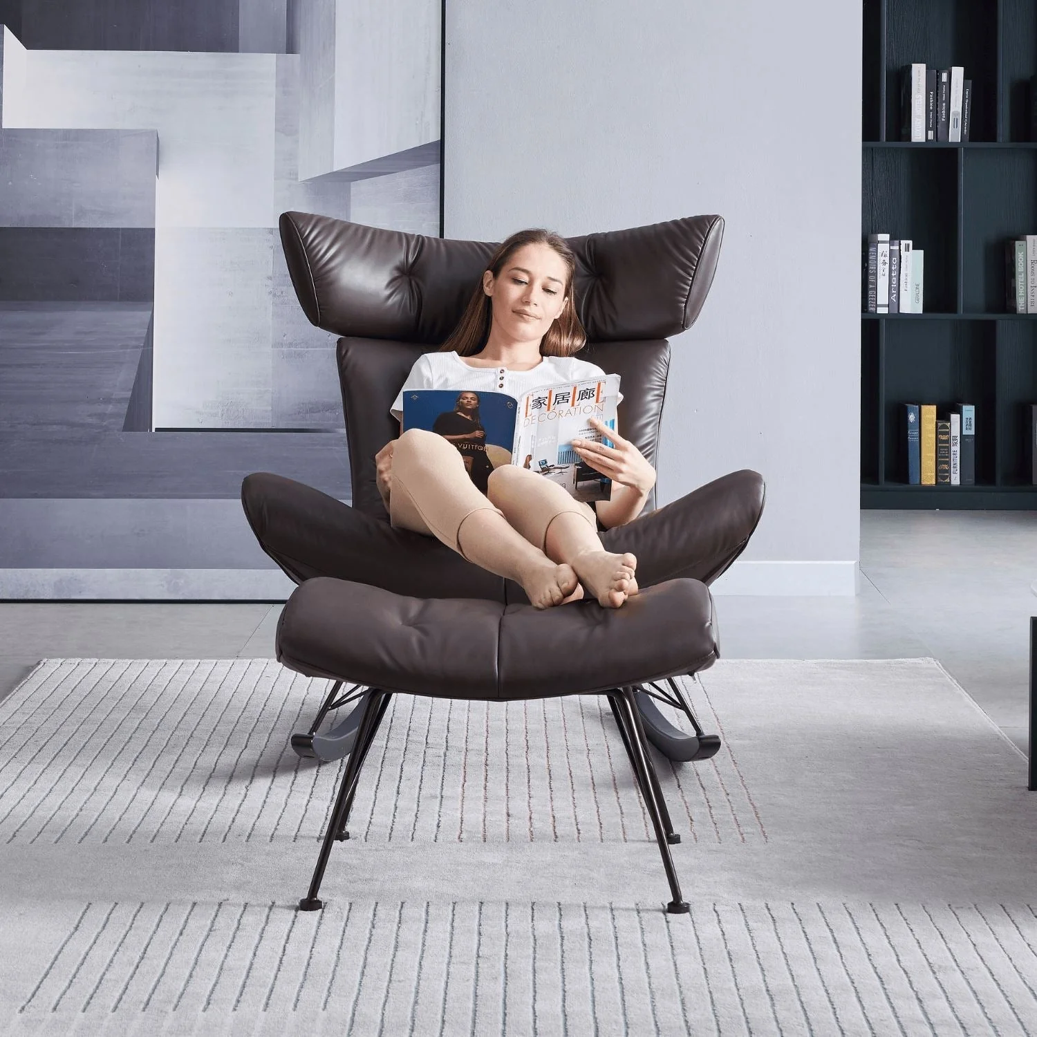 Leisure Gianna with Ottoman - Image 10