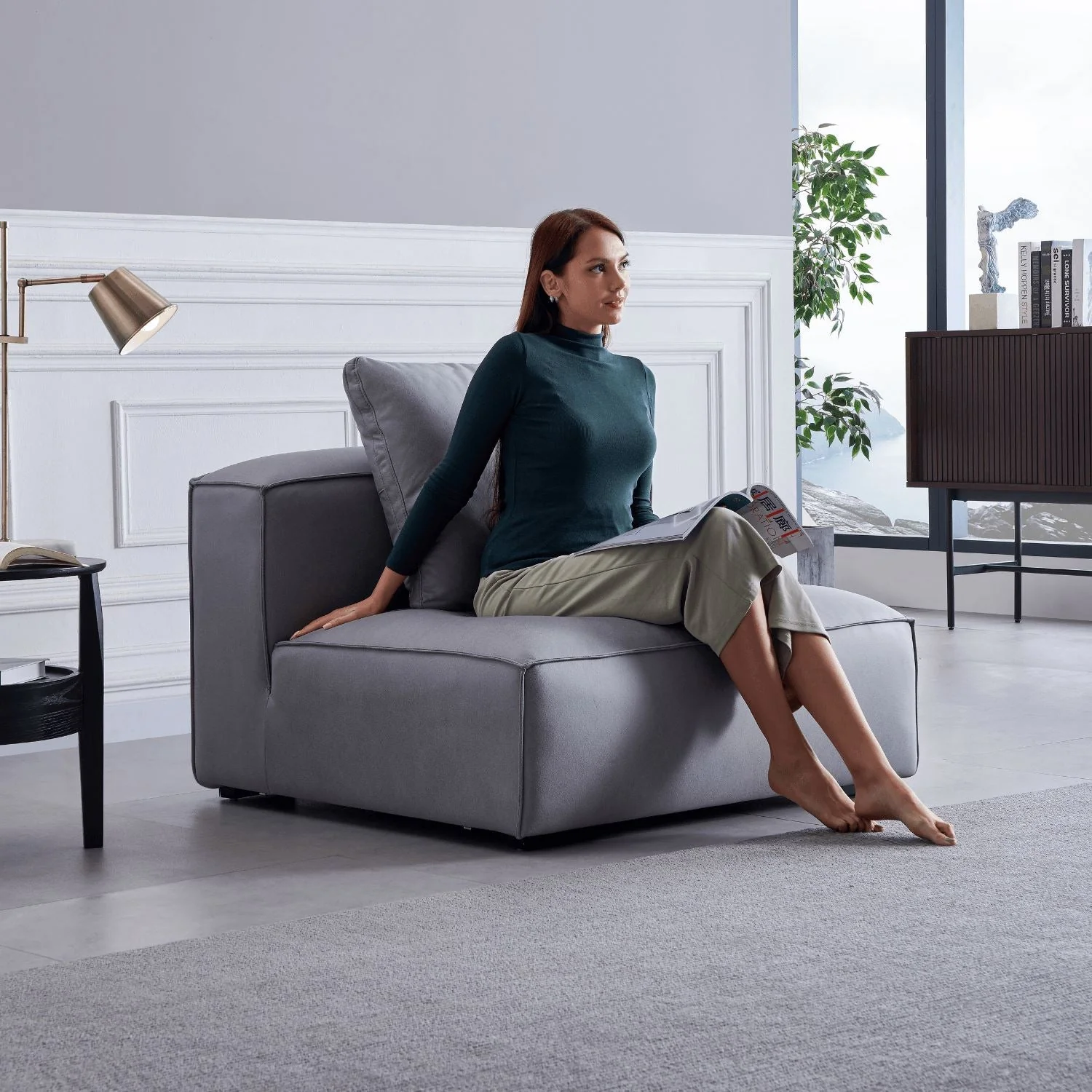 Loft 1 Seater Armless - Image 21