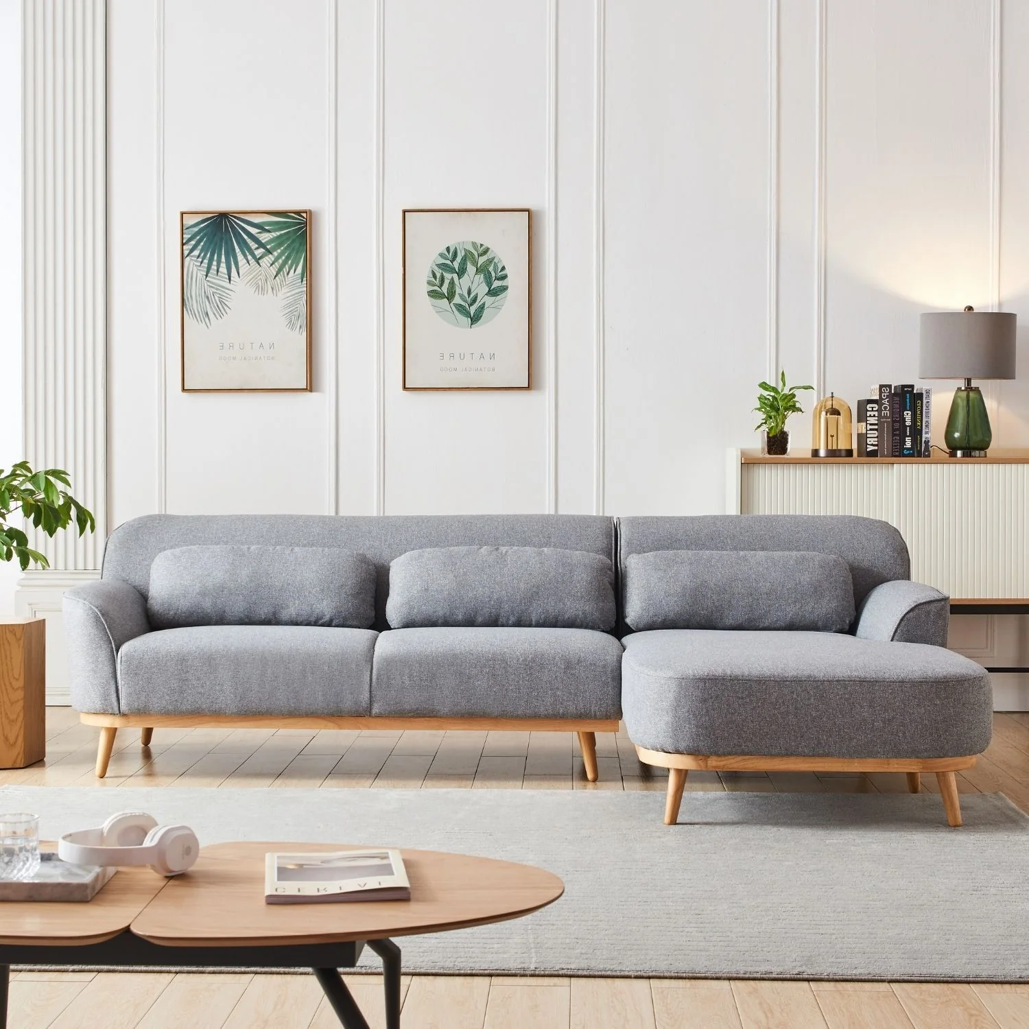 Solid Wood Sectional - Image 25