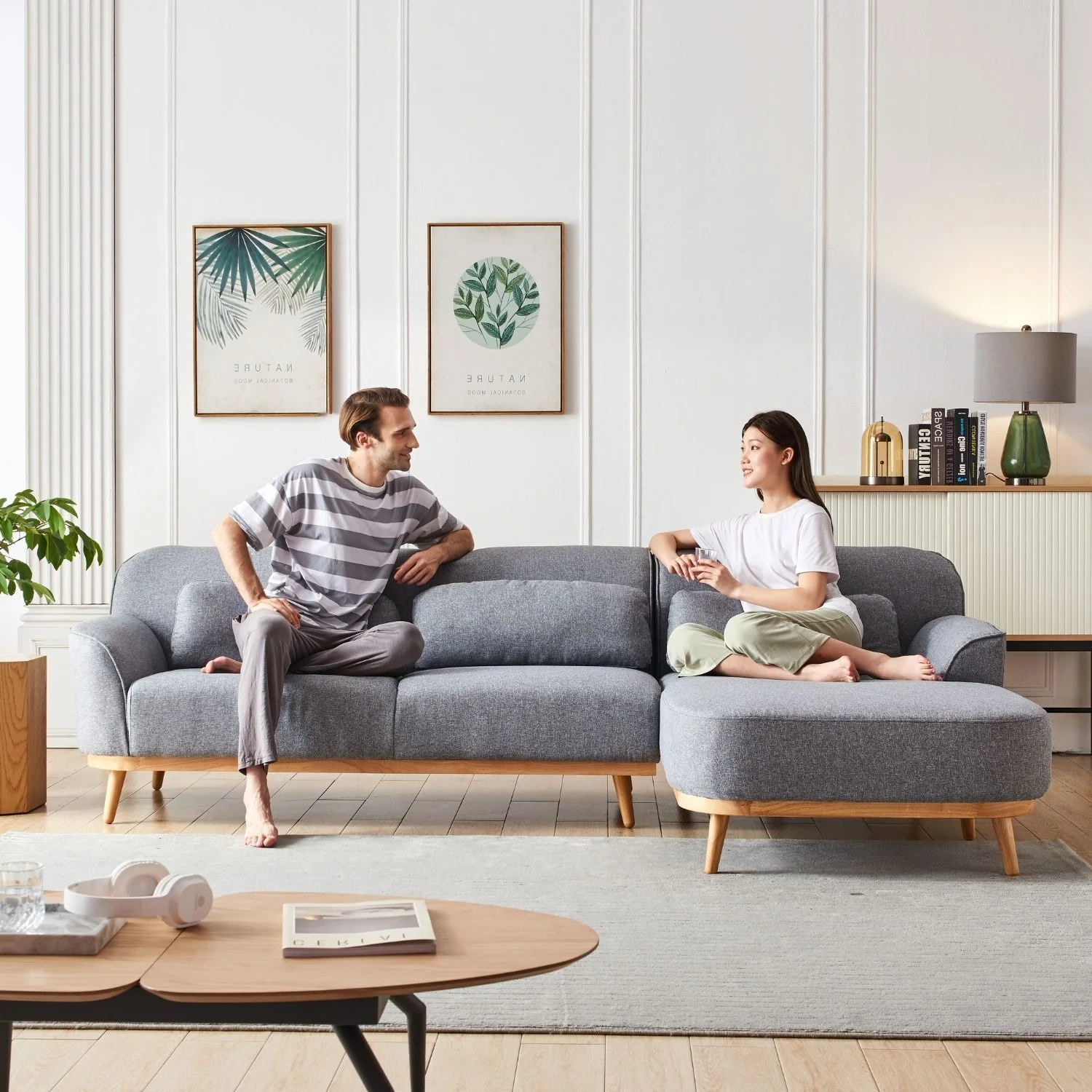 Solid Wood Sectional - Image 27