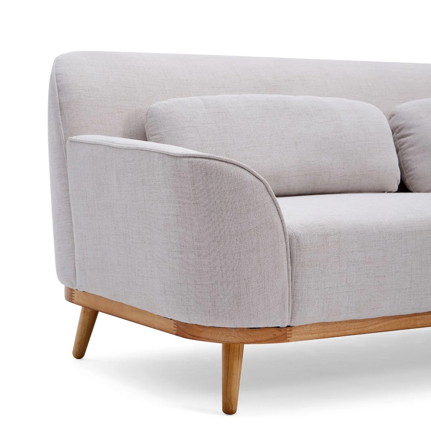 Solid Wood Sectional - Image 4