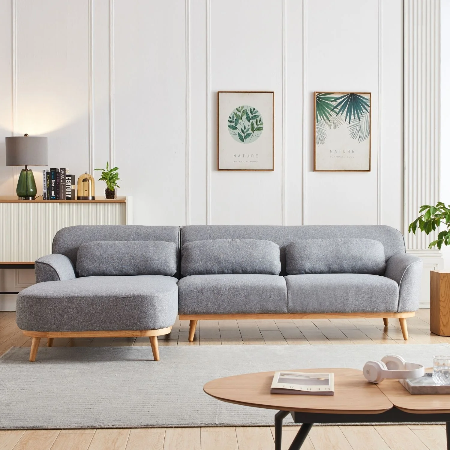 Solid Wood Sectional - Image 53