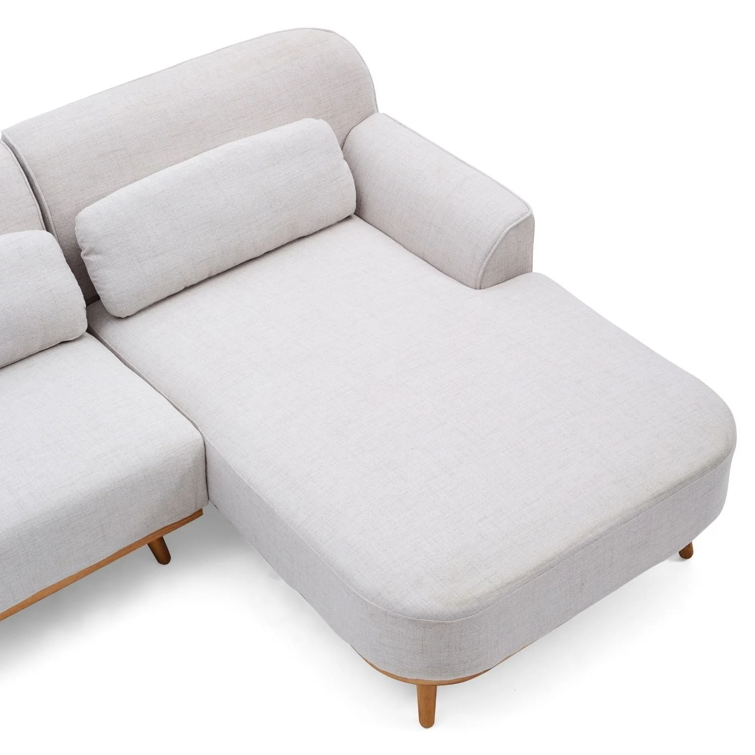 Solid Wood Sectional - Image 7