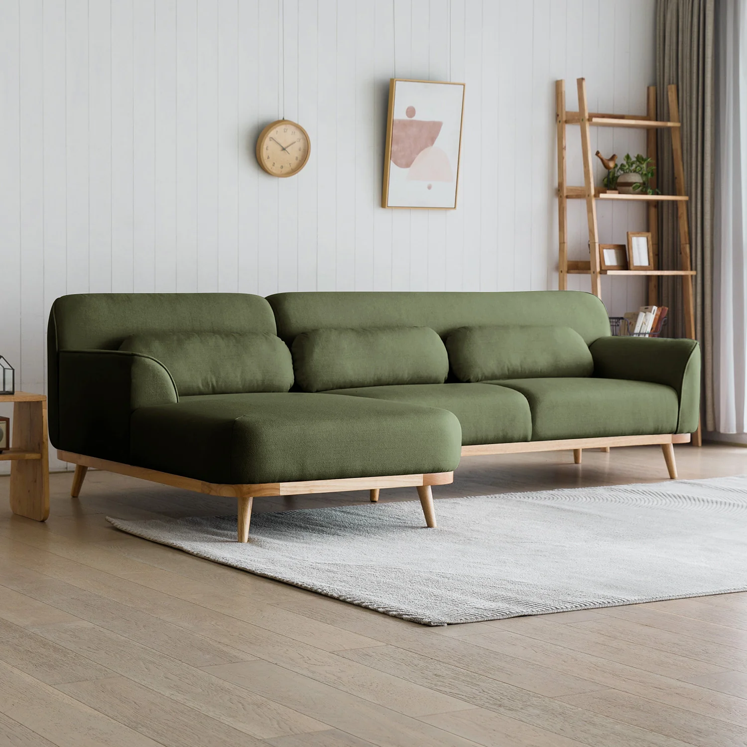 Solid Wood Sectional - Image 70