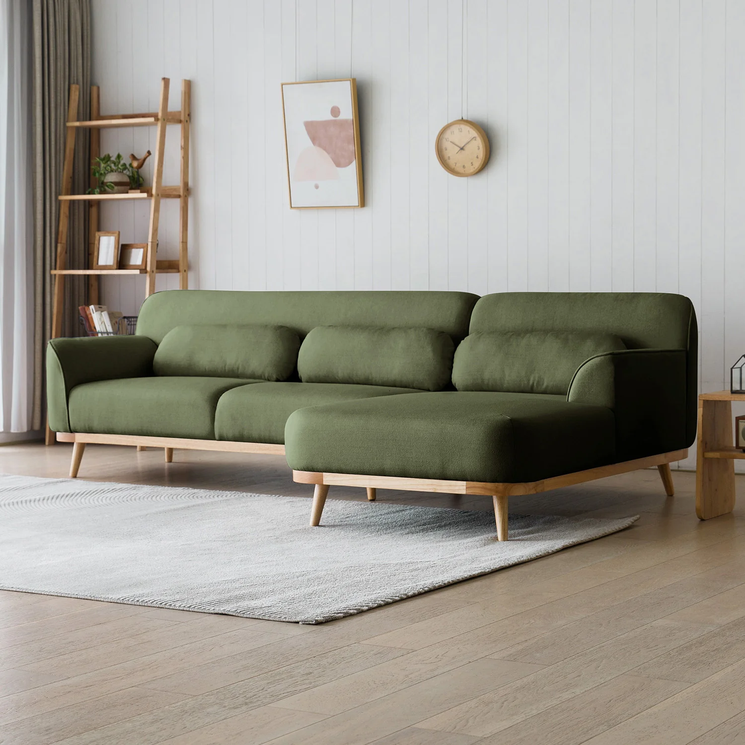 Solid Wood Sectional - Image 80